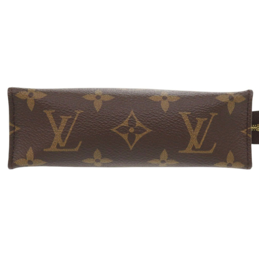 LOUIS VUITTON Authentic Brown Monogram Pouch - Picture 3 of 8